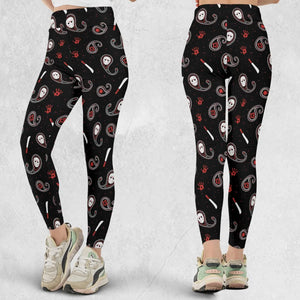 Jason Voorhees Friday The 13th Pattern Legging