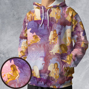 All-over Print Hoodie - 4FNFVYD1 - - 1