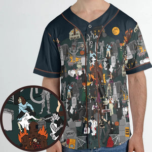 Horror Street Unisex Baseball Jersey