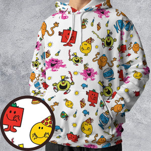 Party Mr. Men Little Miss All-over Print Hoodie