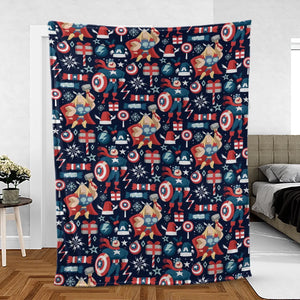 Marvelous Christmas Fleece Blanket
