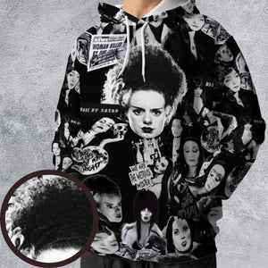 Horror Ladies Slay Collage Classic Horror Movies All-over Print Hoodie