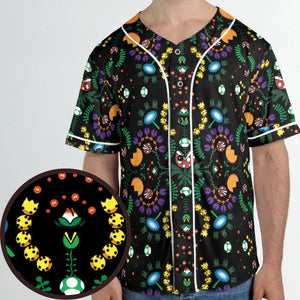 Mario Bros Piranha Plant Unisex Baseball Jersey