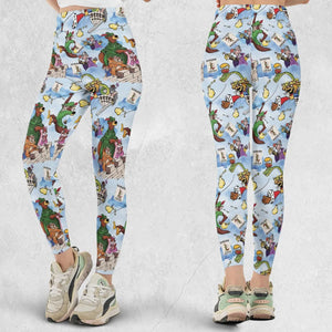 Robin Hood Characters Pattern Legging