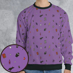 Barovia Dungeons and Dragons Pattern All-over Print Sweatshirt