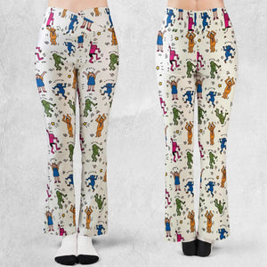 Dancing Muppets The Muppets Characters Flare Leggings