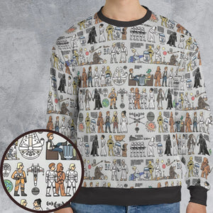 Egyptian Galaxy Wars All-over Print Sweatshirt