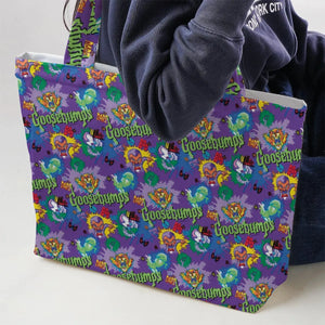 You Can't Scare Me Goosebumps Large Tote Bag