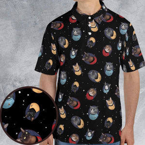 Live Long and Paws-purr Star Trek AOP Men/Women Polo Shirt