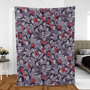 Chainsaw Evil Dead Seamless Fleece Blanket