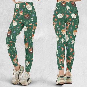 Rudolph The Red Nosed Reindeer Characters Legging