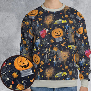 Magic Town Halloweentown All-over Print Sweatshirt