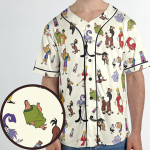 Kuzco and Friends The Emperor's New Groove Unisex Baseball Jersey