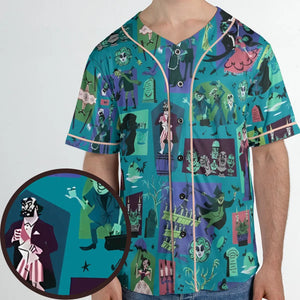 Haunted Chic Haunted Mansion Unisex Baseball Jersey
