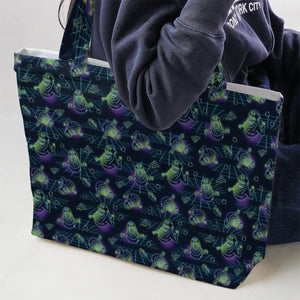 The Real Ghostbusters Slimer Classics Retro Large Tote Bag