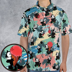 Wandering Cartoon Cat - - 1