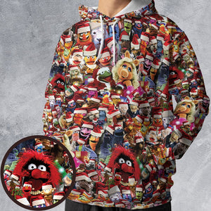 All-over Print Hoodie - 6Q3A5DS3 - - 1