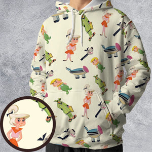 Toon Time The Jetsons All-over Print Hoodie