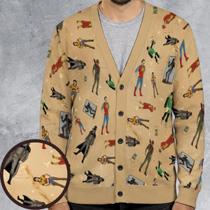 Comic Culture Justice League Cardigan