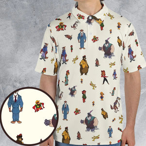 Talespin Characters AOP Men/Women Polo Shirt