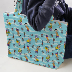 Quick Tips Regarding Ed, Edd, n Eddy Pattern Large Tote Bag