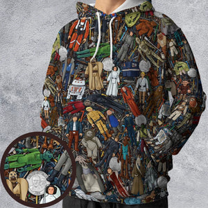 Star Wars Characters Figures All-over Print Hoodie