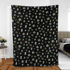 Aqua Teen Hunger Force Pattern Fleece Blanket