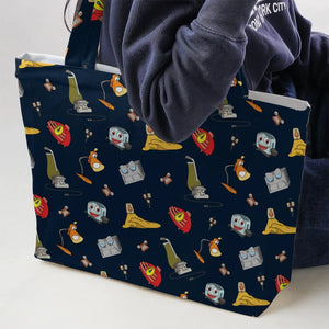 Brave Little Appliances The Brave Little Toaster Large Tote Bag