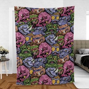 Nostalgic Villains Teenage Mutant Ninja Turtles Fleece Blanket