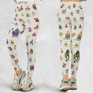 He-Man & Masters Of The Universe Characters Pattern Legging