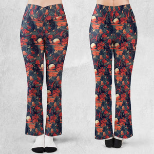 Dark Side of the Tropics Flare Leggings