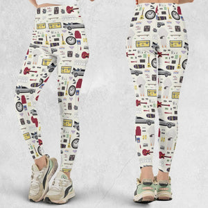Back to the Future Pattern Legging