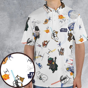 Star Wars Cats AOP Men/Women Polo Shirt