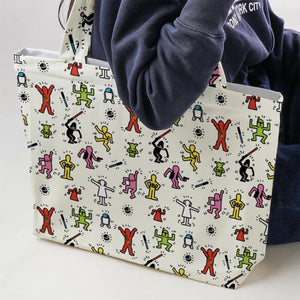 Pop Wars Star Wars Pop Art Pattern Large Tote Bag