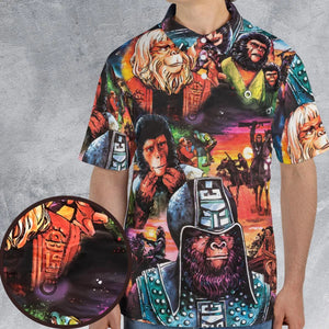 Planet of the Apes AOP Men/Women Polo Shirt