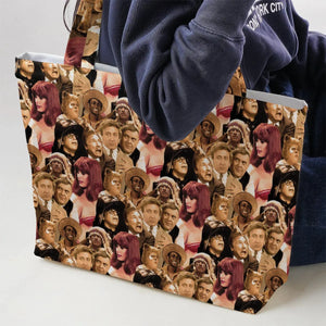 Mel Brook's movies collage Large Tote Bag