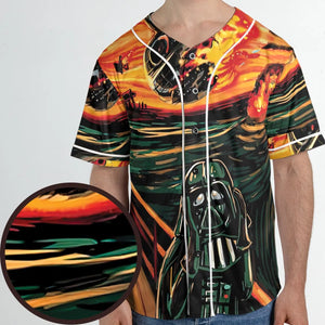 Vader Scream Darth Vader Unisex Baseball Jersey