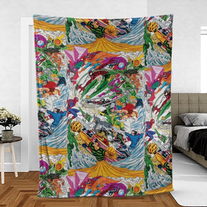 Spidey Sense Spider Man Fleece Blanket