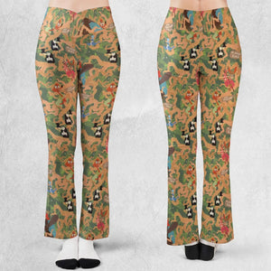 Flowing Down Splash Mountain Flare Leggings