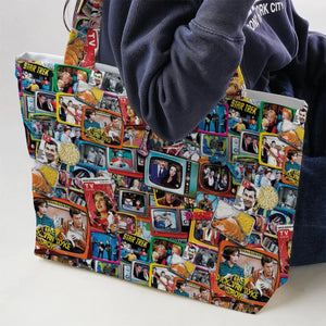 The 60s Classic TV Shows Large Tote Bag