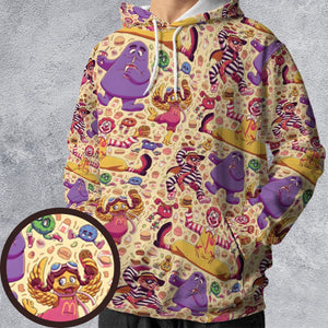 The McDonald's Gang All-over Print Hoodie