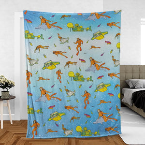 Underwater Sealab 2020 Fleece Blanket