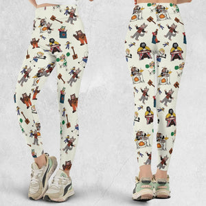 The Rock-afire Explosion Pattern Legging