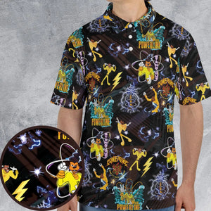 Powerline Concert A Goofy Movie AOP Men/Women Polo Shirt