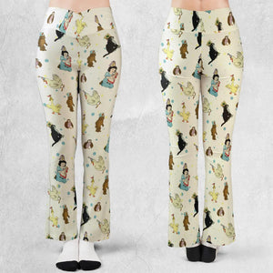 The Curious Cub and His Forest Friends Little Bear Flare Leggings