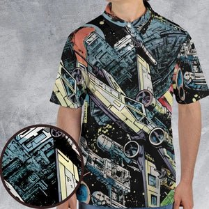 Han Solo Spaceship Star Wars AOP Men/Women Polo Shirt
