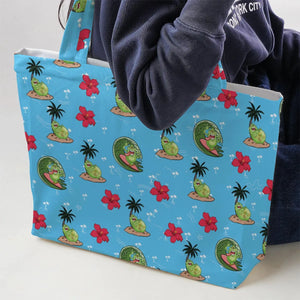 Ghostbusters Slimer Summer Vibes Large Tote Bag