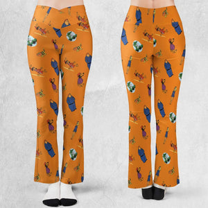 Kung-Fu Friends Hong Kong Phooey Flare Leggings