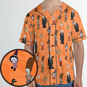 The Simpsons Halloween Unisex Baseball Jersey