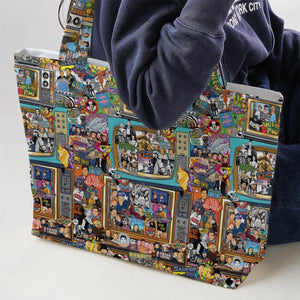 Timeless Memories of TV Large Tote Bag
